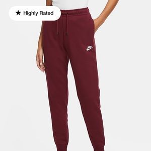 Nike Jogger Fleece Sweatpants (maroon)